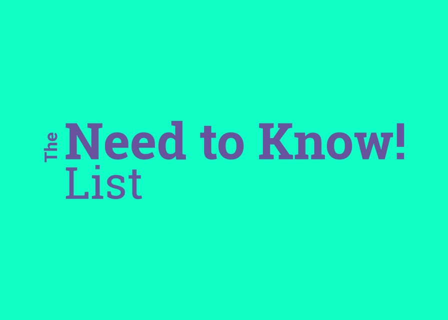 The Need to Know List