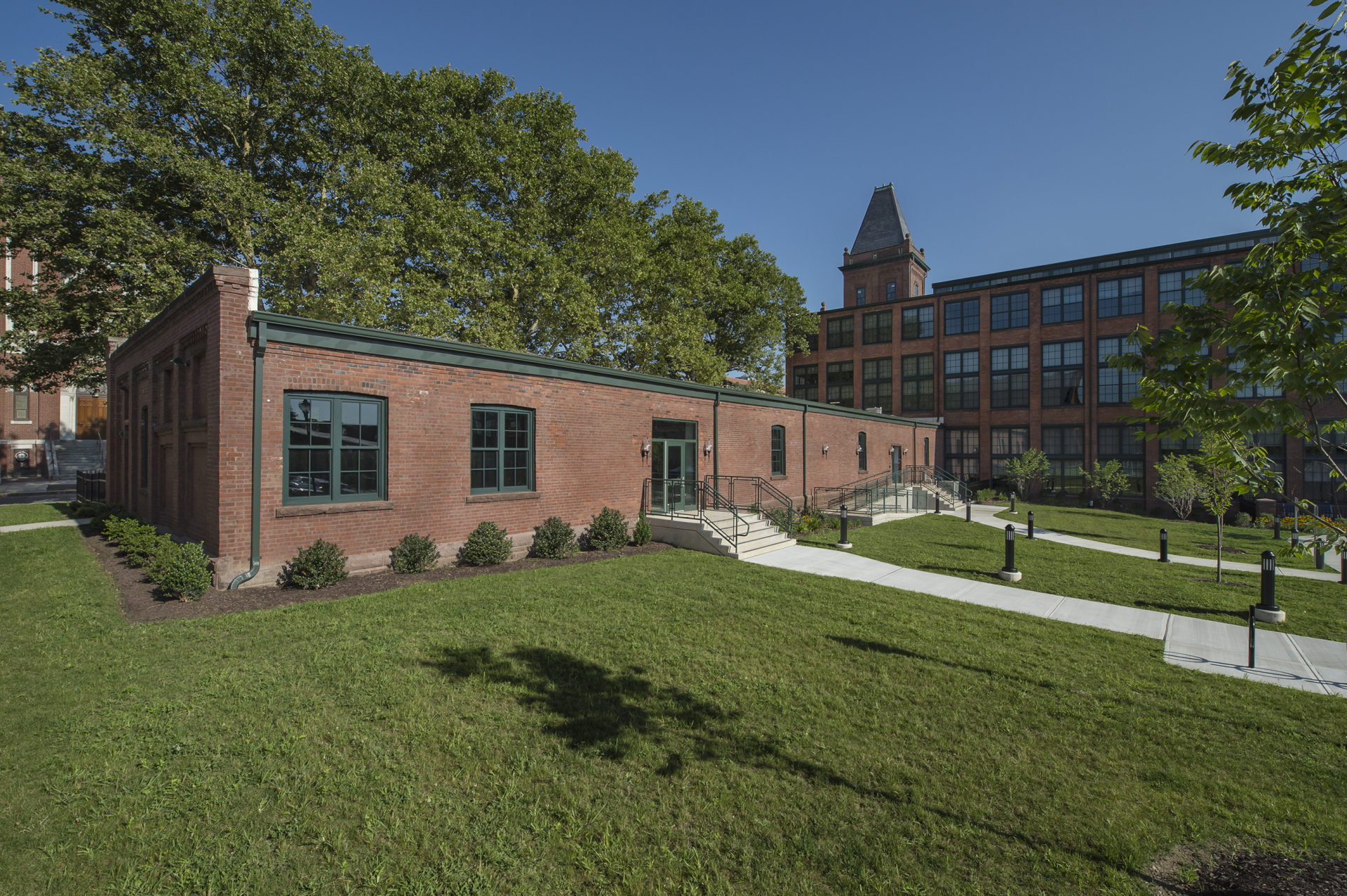 Exterior of Atlantic Works Conference Center